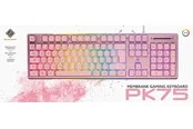Deltaco PK75 RGB keyboard 105 keys Nordic layout membrane - Gaming Tastaturen - Pink