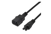 Deltaco - power cable - IEC 60320 C14 to IEC 60320 C5 - 1 m