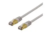 Deltaco SFTP-610AH - patch cable - 10 m - grey - Grau - 10 meter