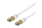 Deltaco SFTP-611VAH - patch cable - 1.5 m - white - Weiß - 1 meter