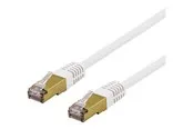 Deltaco SFTP-65VAH - patch cable - 5 m - white - Weiß - 5 meter