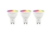 Deltaco Smart LED-bulbs, GU10, RGB, Wi-Fi, 4,7 W, 3-pak