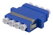Deltaco Snap-in fiber mating sleeve 4xLC-LC Single mode.