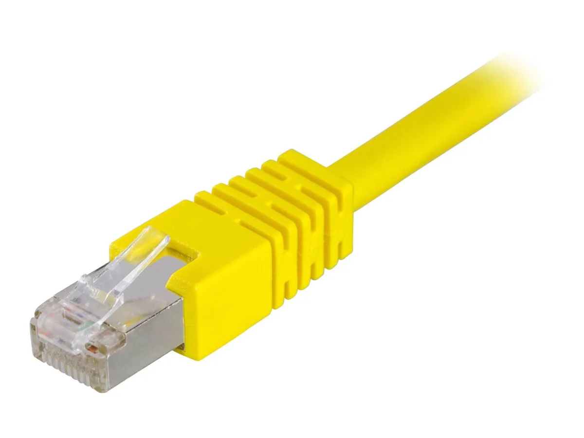 Deltaco STP-607GL - patch cable - 70 cm - yellow - Gelb - 0.7 meter