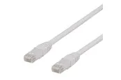 Deltaco TP-615VAU - patch cable - 15 m - white - Weiß - 15 meter