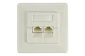 Deltaco Unshielded wall RJ45 plug
