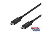 Deltaco - USB-C cable - 24 pin USB-C to 24 pin USB-C - 50 cm