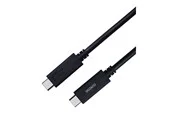 Deltaco - USB-C cable - 24 pin USB-C to 24 pin USB-C - 80 cm