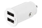 Deltaco USB car charger 2x USB-A 2.4 A total 12