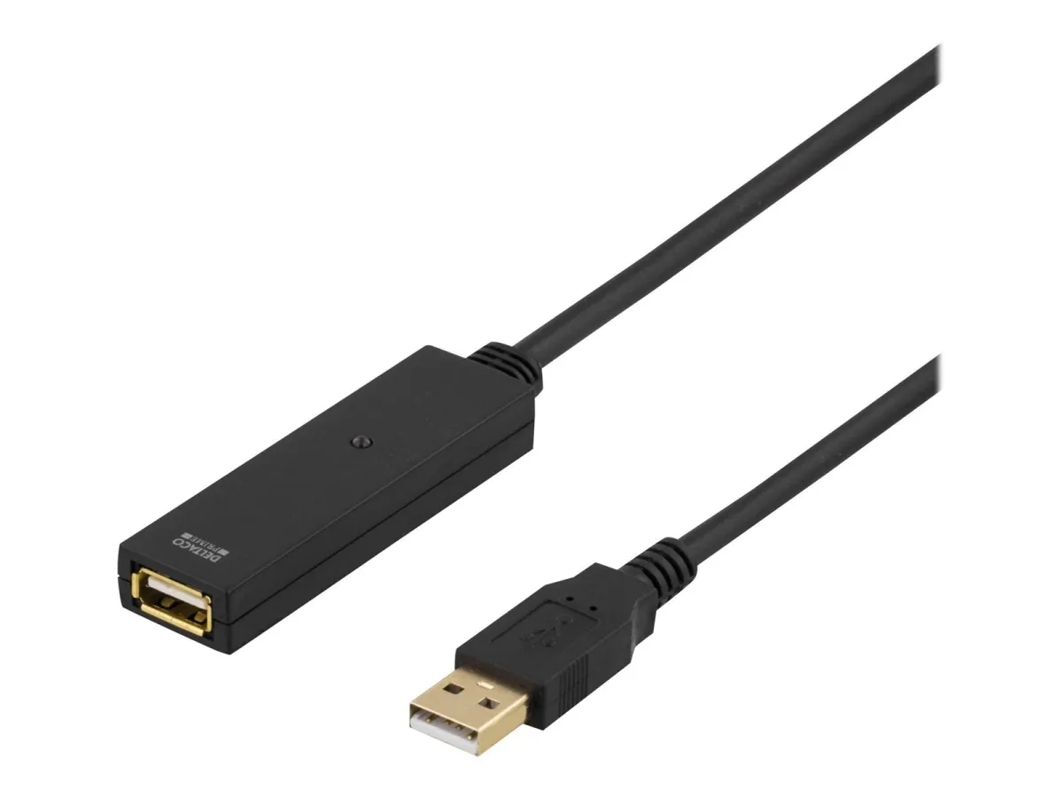 Deltaco USB Extension Cable - USB to USB - 7 m