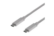 Deltaco USBC-1361 - USB-C cable - 24 pin USB-C to 24 pin USB-C - 50 cm