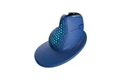 DeLUX M618XSD BT+2.4G RGB Wireless Vertical Mouse (blue) - Ergonomische Maus (Blau)