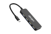dezen UH34 Type C USB-Hubs - USB 3.0 - 4 - Schwarz