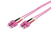 DIGITUS Fiber Optic Multimode Patch Cord - 2m - Rosa - 2 meter