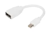 DIGITUS Mini-DisplayPort til DisplayPort 1.2 Adapter - 0.15m
