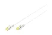 DIGITUS patch cable - 1 m - grey - Grau - 1 meter
