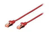 DIGITUS patch cable - 1 m - red RAL 3020 - 1 meter