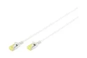 DIGITUS patch cable - 10 m - grey - Grau - 10 meter