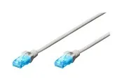 DIGITUS patch cable - 25 cm - white - Weiß - 0.25 meter