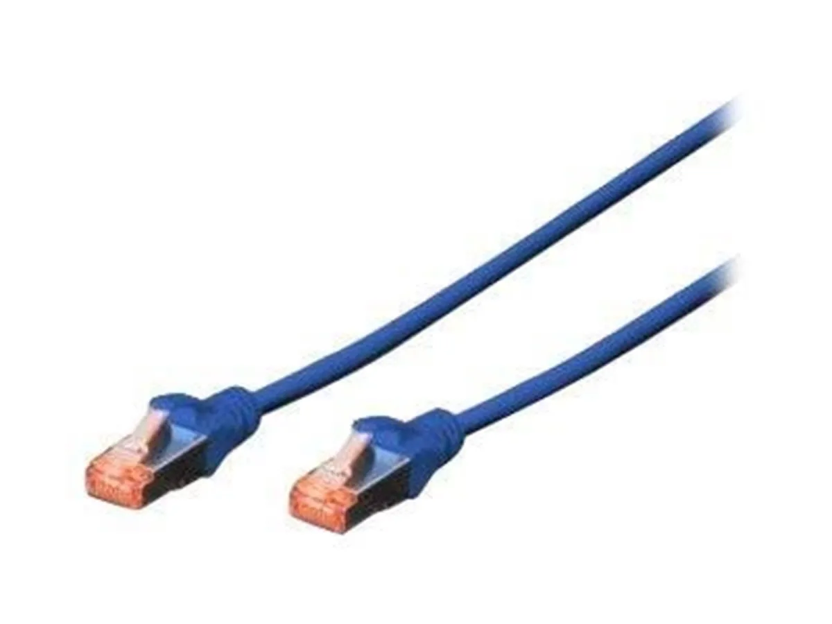 DIGITUS patch cable - 50 cm - blue RAL 5017 - 0.5 meter