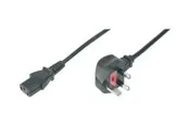DIGITUS power cable - power IEC 60320 C13 to BS 1363 - 1.8 m