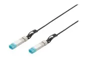 DIGITUS Professional 10GBase direct attach cable - 1 m - Schwarz - 1 meter