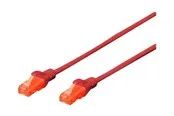DIGITUS Professional patch cable - 1 m - red - Rot - 1 meter