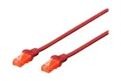DIGITUS Professional patch cable - 2 m - red - Rot - 2 meter