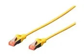 DIGITUS Professional patch cable - 3 m - yellow - Gelb - 3 meter