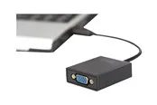 DIGITUS USB 3.0 to VGA Adapter ekstern videoadapter - sort