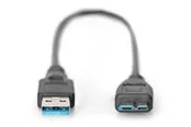 DIGITUS USB-A to USB Micro-B - 0.25m