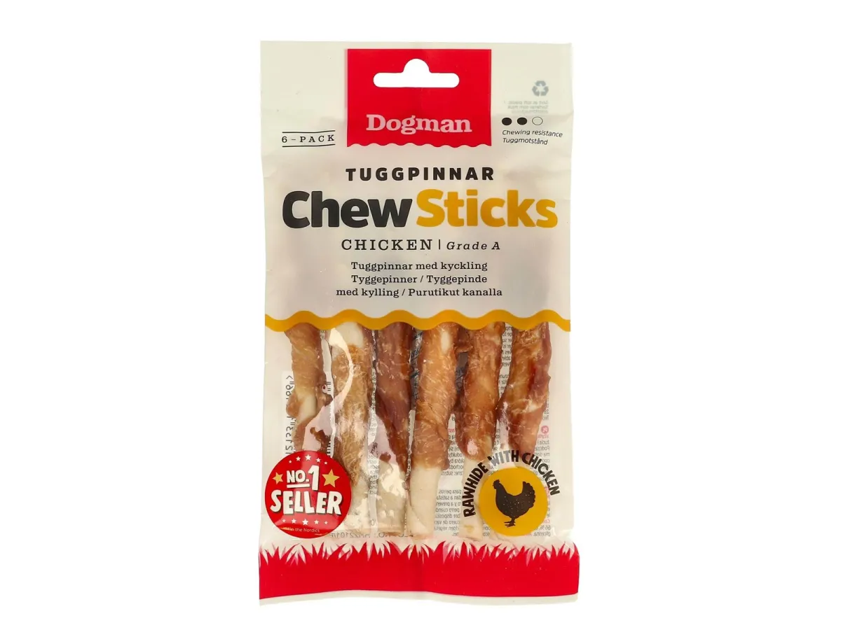 Dogman Chew sticks with chicken 6p