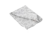 Dogman Fleece Blanket Heart Grey 100x70cm