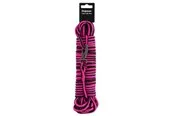 Dogman Iris geflochtene Schleppleine mit Karabinerbefestigung Pink 6,5mm 15m