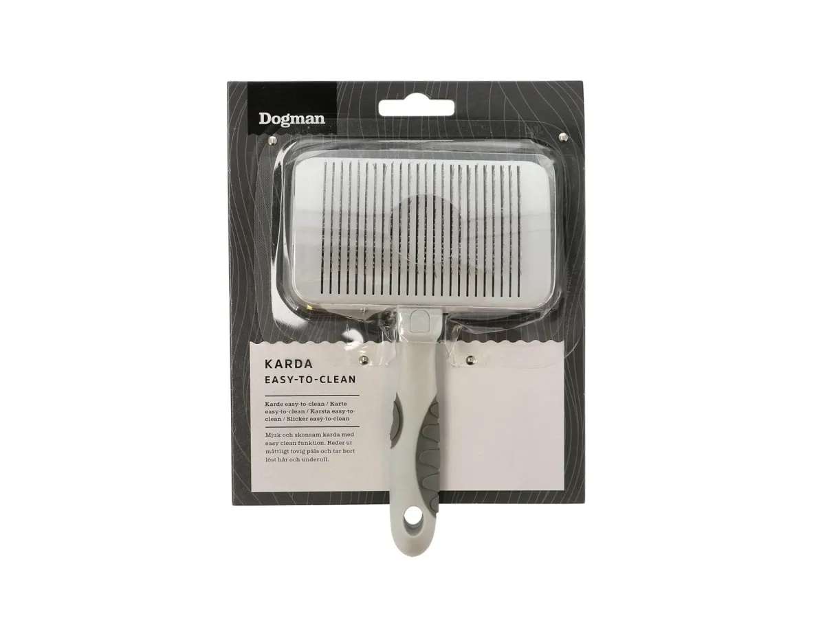 Dogman Karda Easy-to-Clean Slicker Brush