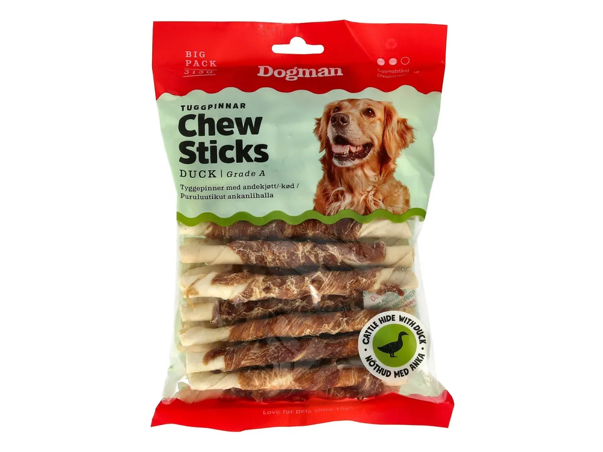 Dogman Kaustangen mit Ente 25er-Pack (313g)