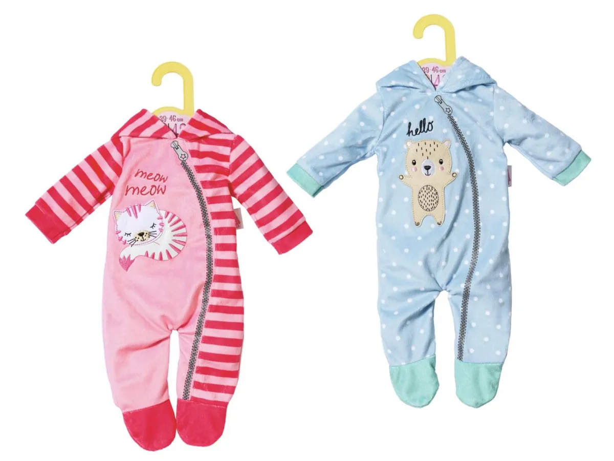 Dolly Moda Onesies 2 assorted 43cm