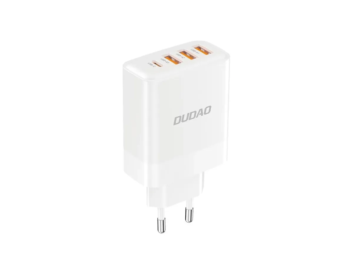 Dudao A5HEU network charger 3x USB-A 1x USB-C PD20W - white