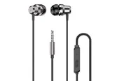 Dudao in-ear headphones headset with remote control and microphone 3.5 mm mini jack silver (X10 Pro silver)