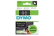 DYMO D1-Etikettenband | weiß auf schwarz | 24 mm x 7 m