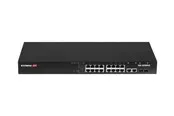 Edimax Pro IGS-5218PLC - switch - industrial Surveillance VLAN PoE+ Web Smart - 18 ports - smart - rack-mountable