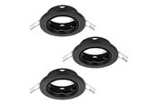 EGLO AGULO 1 EINGEBAUT. SET Ø85 3XGU10 SCHWARZ