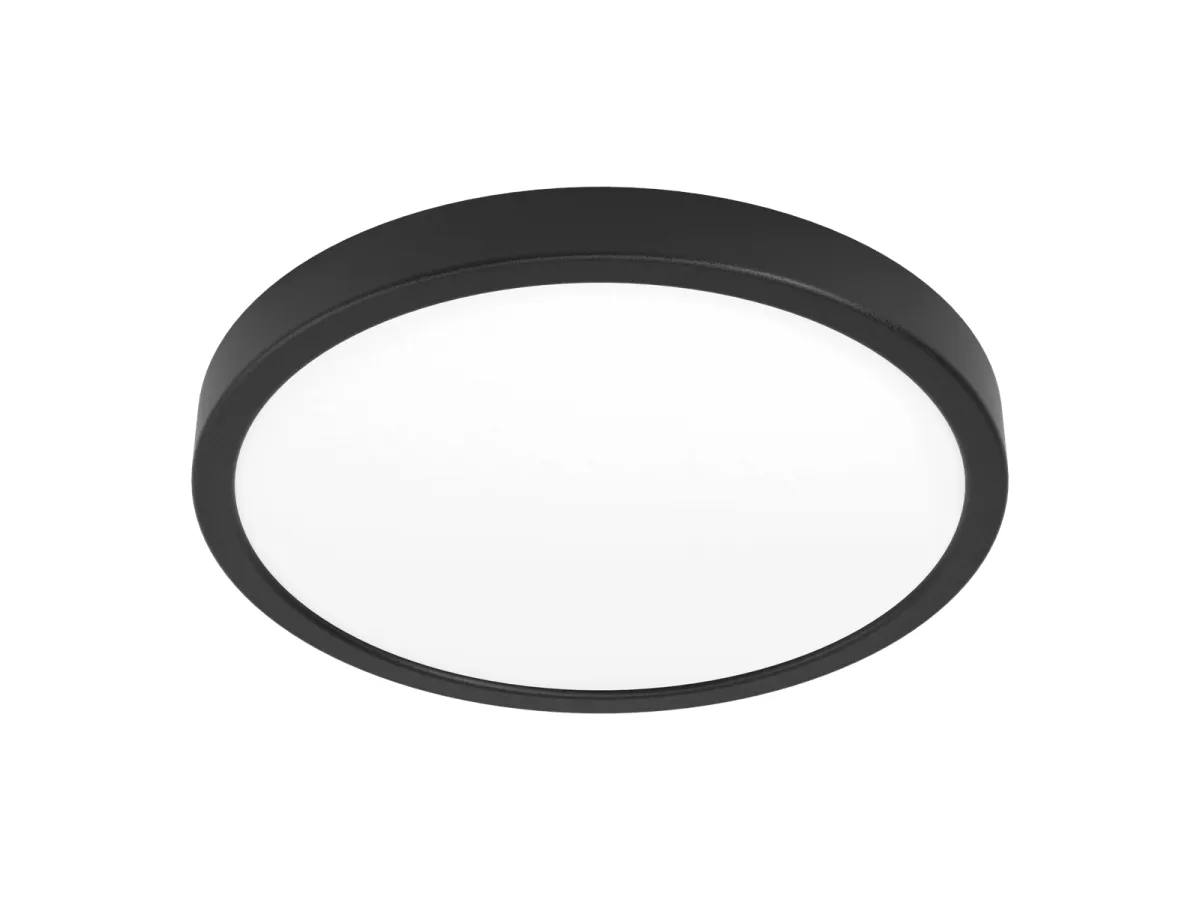 EGLO FUEVA 6-Z PLAFOND Ø280 RGB/CCT 14.3W 1800LM IP44 SCHWARZ