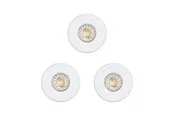 EGLO IGOA EINGEBAUT. SET IP44/IP20 3X3.3W Ø85 WEISS