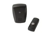Elworks Doorbell kit wireless 1 push button athen black