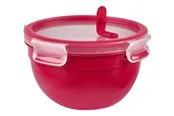 EMSA CLIP & MICRO - food storage container - red - 1.1 L