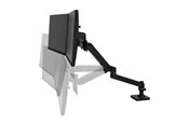 Ergotron LX Pro mounting kit - for 2 flat panels - black