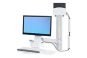 Ergotron StyleView Sit-Stand Combo System with Small CPU Holder
