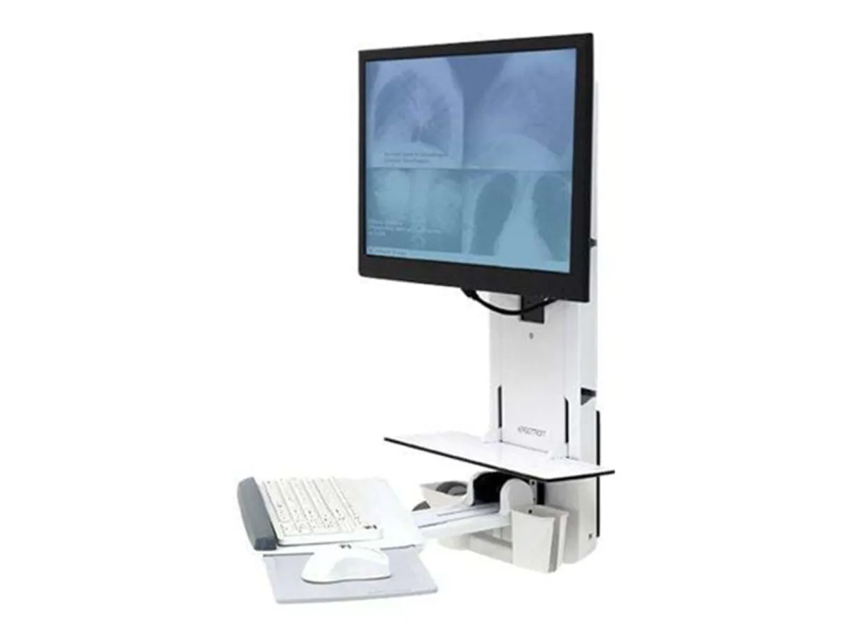 Ergotron StyleView Sit-Stand Vertical Lift Patient Room