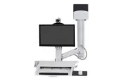 Ergotron SV Combo System with Worksurface & Pan Small CPU Holder - mounting kit (Lift and Pivot)